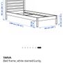 Ikea Single White Bed Stuva Range Image 2