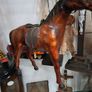 Vintage Leather Horse Image 3