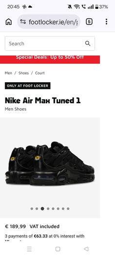Nike Air Max Tuned 1 UK 6