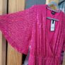 CurveWow pink occasion dress, Size 20, BNWT Image 2