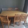 solid oak table Image 2