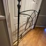 King size black metal headboard Image 3