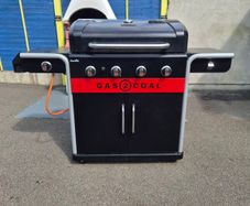 Charbroil gas to coal BBQ
