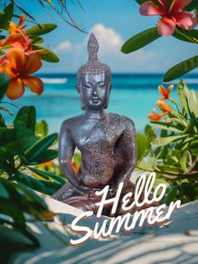 Decoration Buddha Inner Peace 16cm