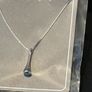 925 Sterling Silver Teardrop Neckless Image 2