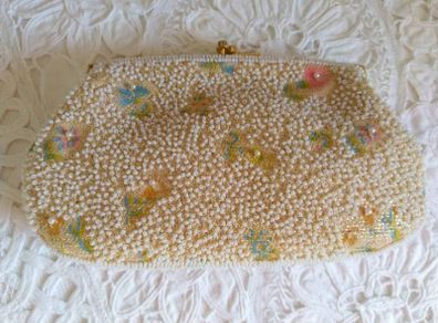 Vintage Beaded Clutch