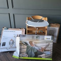 Hauck alpha plus high chair bundle