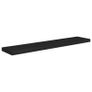 Floating Wall Shelves 4 pcs Black 120x23.5x3.8 cm MDF Image 4