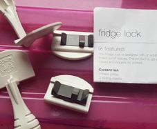 Fridge safety lock.