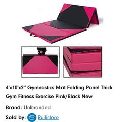 Gymnastics mat