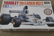Tamiya 1/12 Yardley McLaren M23 1974 Formula 1. D.Hobbs. 12049