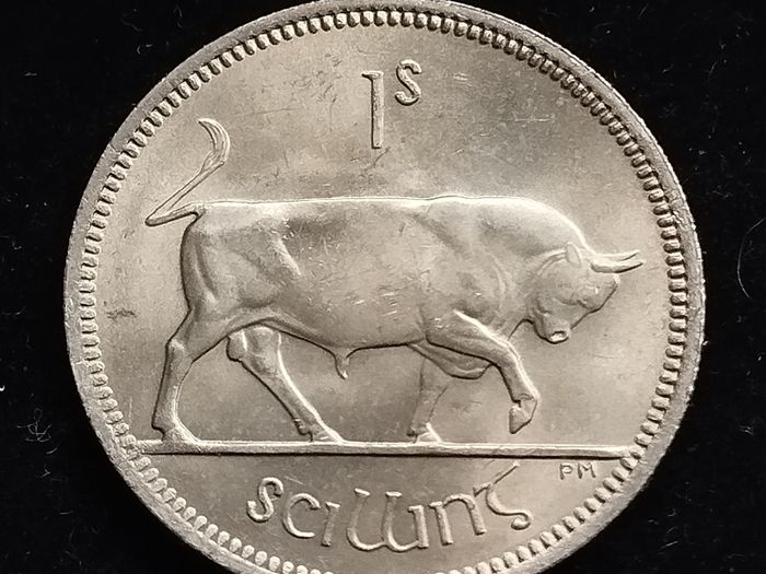 Ireland - 1966 - Shilling - Bull - UNC - KM.14a - [258]