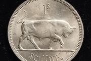 Ireland - 1966 - Shilling - Bull - UNC - KM.14a - [258]