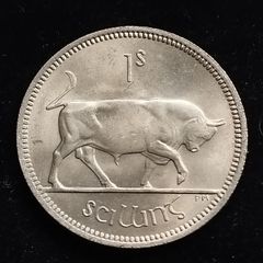 Ireland - 1966 - Shilling - Bull - UNC - KM.14a - [258]