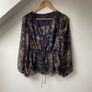 Ted Baker Kazuko Floral Navy Blouse Image 3