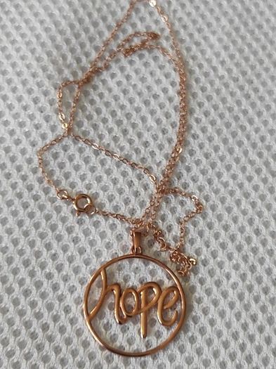 Hope sterling silver necklace