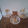 Vintage Killarney Irish Crystal Trinket/Vanity Set Image 2