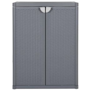 Garden Storage Cabinet Grey