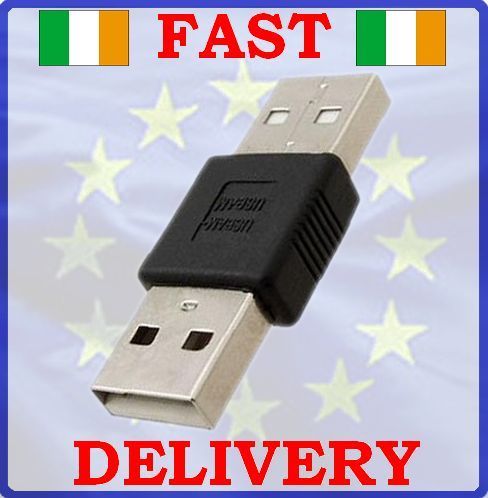 New USB A Male To USB A Male Adapter Converter Changer Gender #238