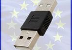 New USB A Male To USB A Male Adapter Converter Changer Gender #238