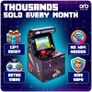 Mini Arcade Machine, 240 Built-In 8-Bit Games, 2.5 Full Colour Screen, 8-Way Joystick, Handheld Retro Games Console Image 5