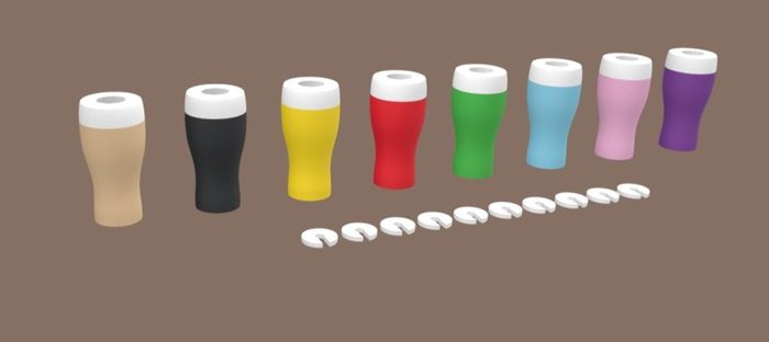 Pint Glass Christmas Light Covers