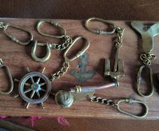 vintage key rings