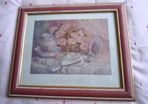Flowers Picture in Frame.