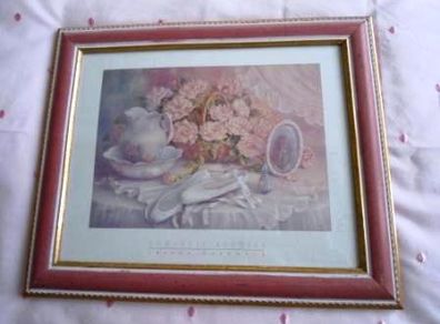 Flowers Picture in Frame.
