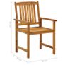 Garden Chairs 8 pcs Solid Acacia Wood Image 7
