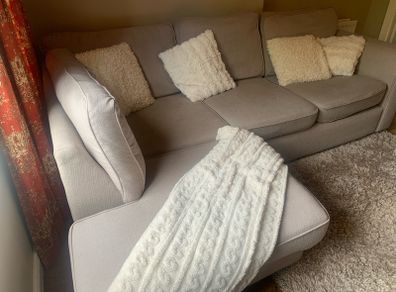 L shaped sofa