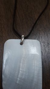Leather Shell Necklace