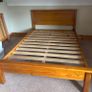 Solid Pine Double Bed For Sale Image 3