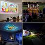 Mini Projector, Vamvo YG300 Pro Portable Projector Full HD 1080p Supported, Phone Projector Compatible with Smartphone/Tablet/Laptop/ PS3/ PS4/ TV Stick for Home Theatre Image 3