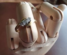 gold 18k engagement ring