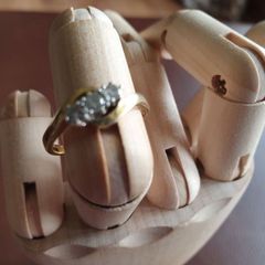 gold 18k engagement ring