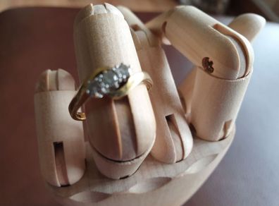 gold 18k engagement ring
