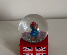 Paddington Bear Snowglobe with Square Base