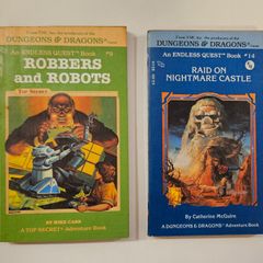 Dungeons and Dragons Endless Quest Books (1983) - Raid on Nightmare Castle - Robbers and Robots