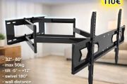 TV Wall Bracket Tilt Swivel Long Arm 32-80"