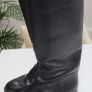 Buffalo black leather pull-on knee high boots Sz 39 - Rrp 150 (New) Image 6