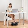 Adjustable Under Desk Footrest, Foot Rest for Under Desk at Work with Massage, Foot Stool with 3 Height Position & 30 Degree Tilt Angle Adjustment for Home, Office Image 2