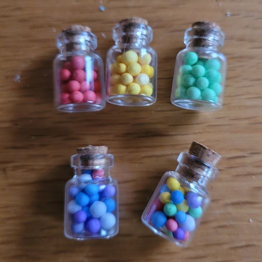 Miniature shop, dolls house groceries, food, sweets