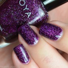 Nail polish Zoya Payton Big3free Purple holographic