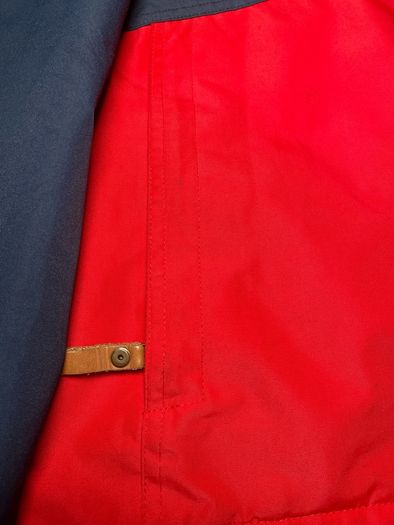 No Fear Mens Hooded Jacket Size Medium/Small Red/Navy