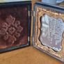 19thC Gutta percha travel photo frame Image 6