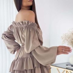 Light beige spanish dress
