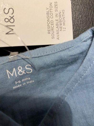 2 pieces outfit M&S 3-6 m NEW