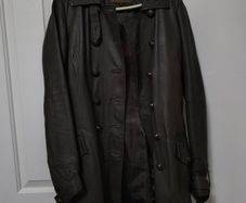 Leather coat