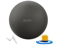 Exercise ball with pump